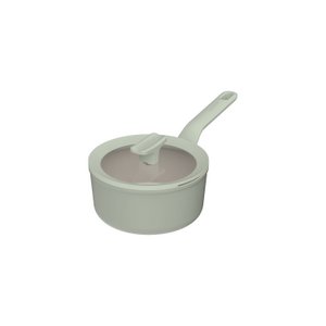 LEO Antihaftbeschichteter Kochtopf mit Deckel Balance Sage 18 cm