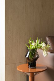 Grote design vaas met grillige hoekige cilindrische vorm, donkergrijs hoogwaardig glas, CUZ14GR