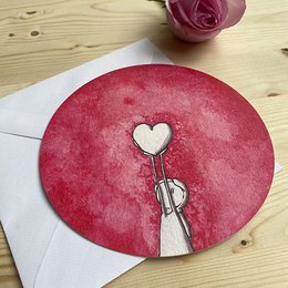 Cartolina d'auguri Cuore