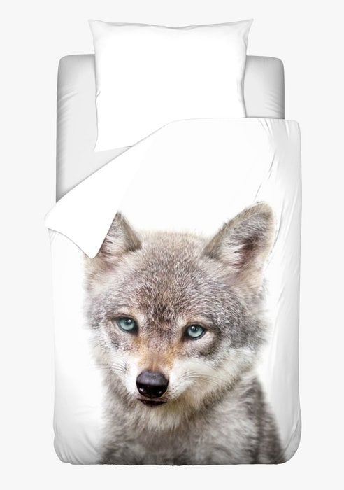 Dekbedovertrek Baby Wolf