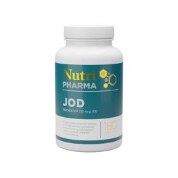 NutriPharma IODINE Tablet, 180 - Supplement containing iodine for healthy thyroid function.