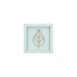 LEAF - frame card wood lettering magnet