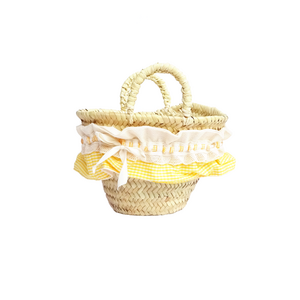 MINI BASKET in yellow