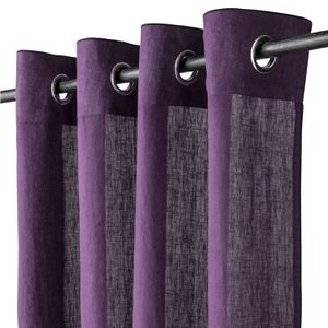 GORDIJN 140X280 100% GEWASSEN LINNEN PRUIM