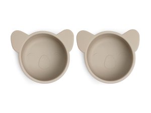 Rosa Silikon-Snackbox klein 2er-Pack