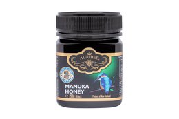 100% pure, raw Manuka honey with MGO 400+ rating. Thick, dark honey with a rich, earthy flavor. Ideal for cooking, baking, and health benefits.