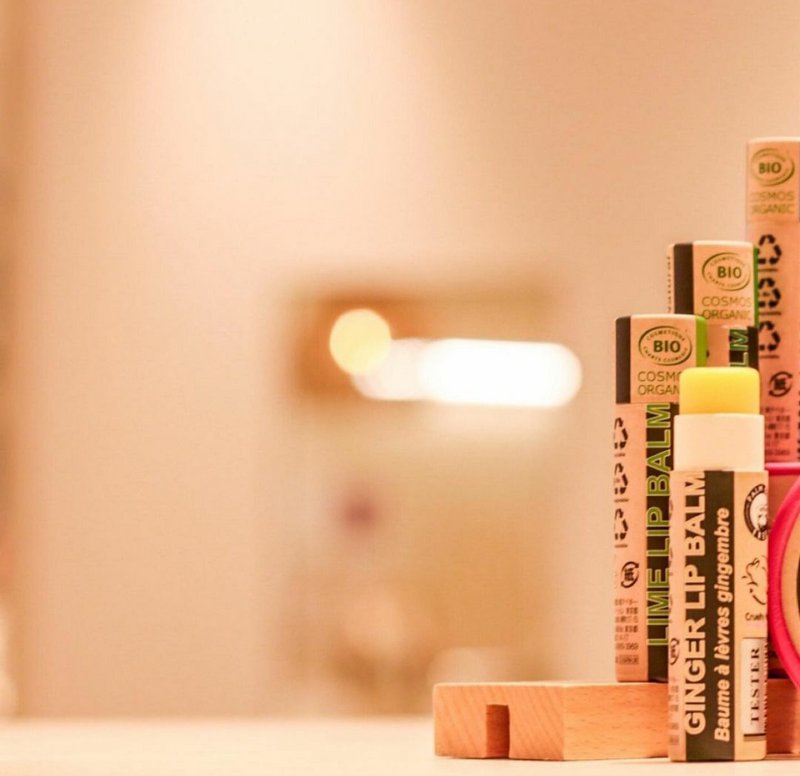 Bio-Vanille-Lippenbalsam 15 ml – ein Stück