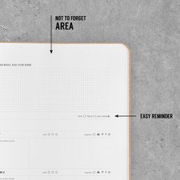 Cuaderno de papelería planificador semanal