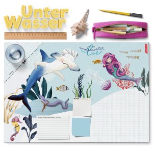 Desk pad - underwater
