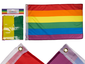 Vlag, Pride, 90 x 60 cm, in polybag