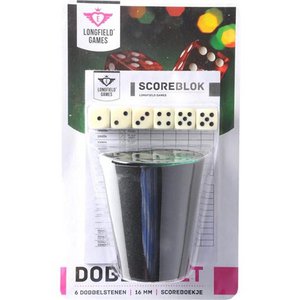 Dice set cup + 6 dice