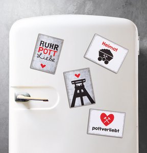 Metalen magneet "Ruhrpott" VE 32 dus