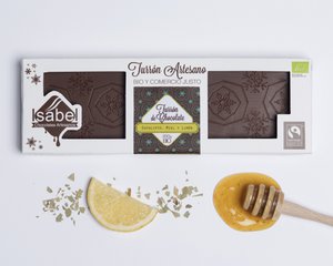 BIO Artisan Nougat - Chocolate with Eucalyptus, Honey and Lemon