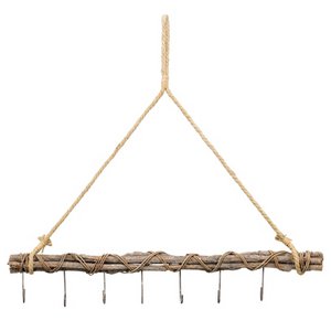 Hook Bar Willow Natur 65cm, raamdecoratie