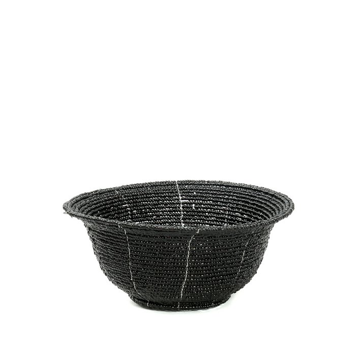 The Beaded Bowl Low - Zwart - S