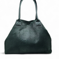 Sac cuir LOLA Dark Green