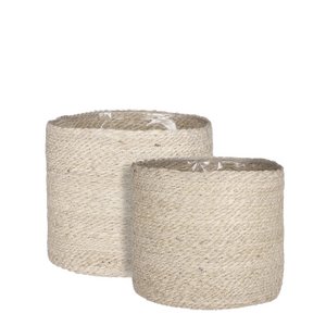 Plantenmand Set Atlantic Crème