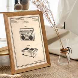 Affiche brevet Ghetto Blaster