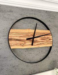 Vægur Mos og Oliventræ kopi