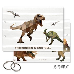 XXL Aufbewahrungspaket | Zeichnungen und Kunsthandwerk | Dino-Welt | A3-Format