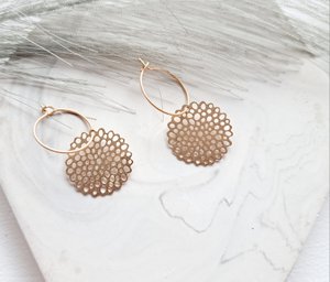 Earrings - MINImalism - Sunny - gold