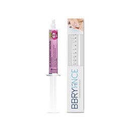 Raspberry-flavored dental whitening gel in a tube. Contains ingredients to help whiten and brighten teeth.