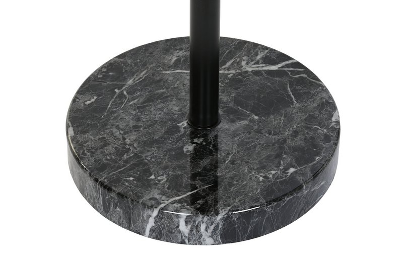 APPENDINO LEGNO METALLO 30X30X177 SIMIL MARMO NERO PP199671