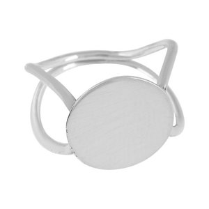 Silver ring "Miluz" design in sterling silver