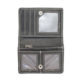 Cartera Mujer Mini Buffalo Leather - Cartera Mujer Extra Pequeña En 3 Colores Buffalo Leather