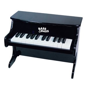 Large Model 25 Notes Celadon Black Mechanical Piano - Children's Musical Instrument