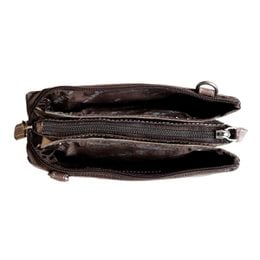 Skuldertaske I 3 farver Buffalo Læder - Festivaltaske - Lædertaske Lille - Crossbody taske til kvinder Læder - Str. L