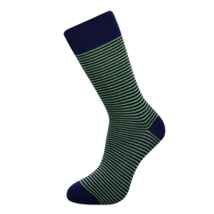 Green Stripes Bamboo Socks