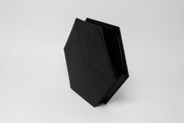 Esacubo piatto nero