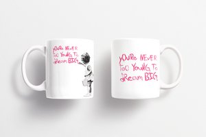Banksy Keramikbecher 325ml - Dream Big