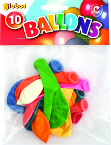 PACKUNG MIT 10 VERSCHIEDENEN BALLONS Durchmesser 25 cm/10 Zoll
