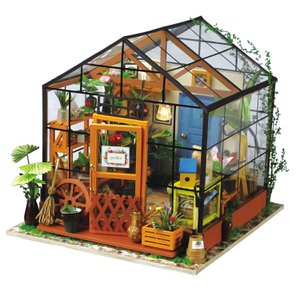 Robotime DIY-Haus, Cathy's Green House, DG104, 19,5 x 17,5 x 17,5 cm