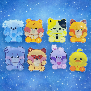 Support and grip for Smartphone - Kawai animals