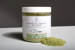  Premium freeze-dried spice blend for potatoes, featuring a vibrant green color and a blend of aromatic herbs and spices.