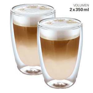 Gläser doppelwandig XL 350 ml Set 2