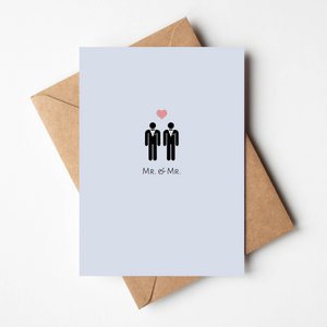 Grußkarte | Heirat Mr.&Mr