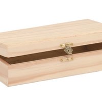 Wooden box right. 20.5x12.5x6cm