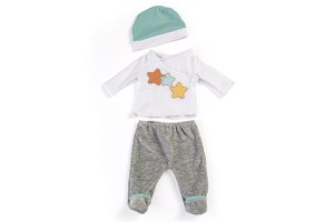 Baby Schlafanzug Grau 40cm