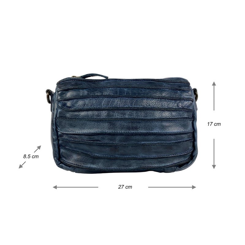 Borsa A Spalla Da Donna Realizzata In Pelle Lavata In 4 Colori