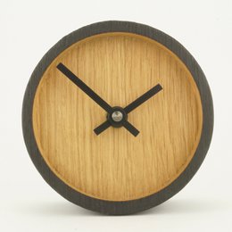 Table Clock Cylinder Carbo