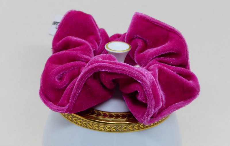 Hindbær Scrunchie