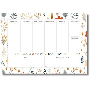 Weekplanner A4