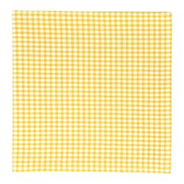 Klein geel gingham servet - Sun - Set van 2