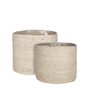 Plantenmand set Atlantic Crème