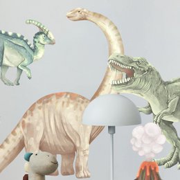 Vægklistermærke | Dinosaurer I