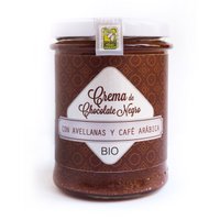 CREMA BIO voor het bereiden van: Chocolade Negro met Avellanas en Café Arabica (caja van 9 eenheden van 200 g)